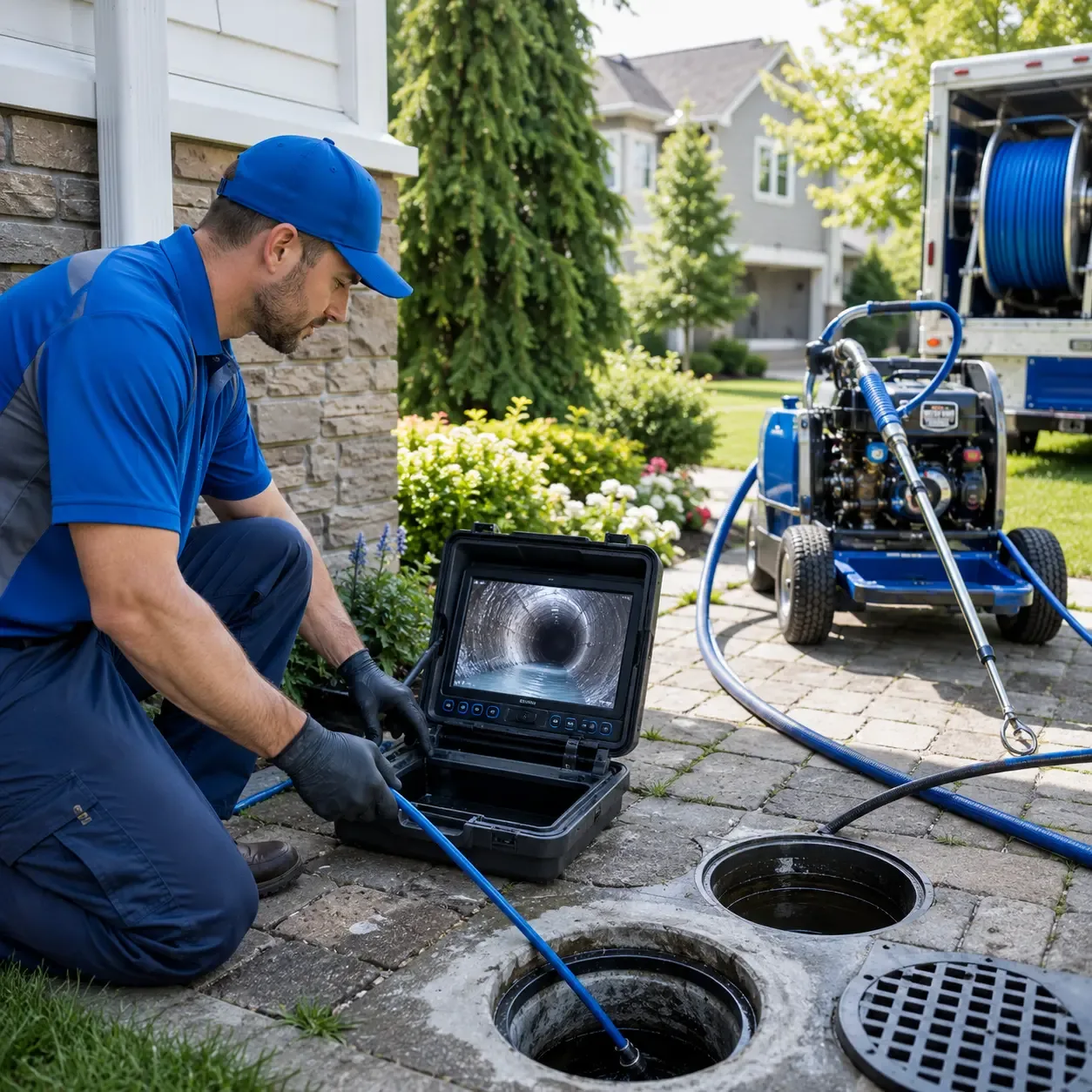 Outdoor drain cleaning professionals serving La Harpe, KS