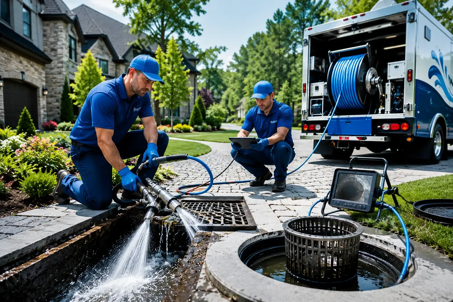 Local outdoor drain cleaning professionals in La Harpe, KS